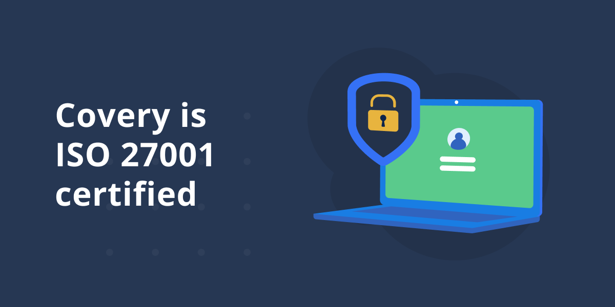 Covery earns ISO 27001 certification!